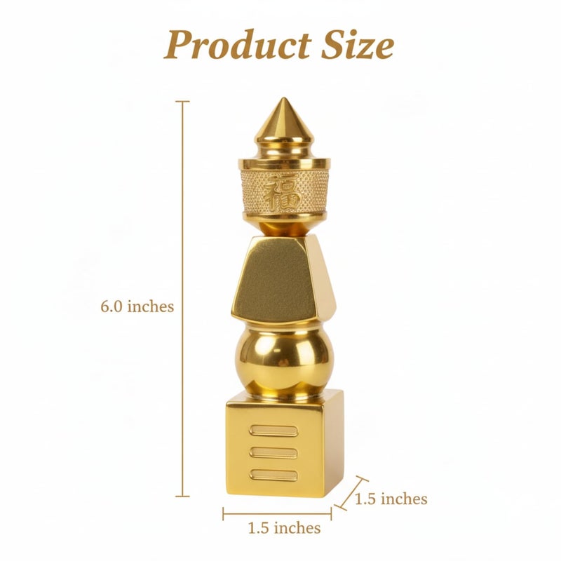 I-MART 5 Element Pagoda Feng Shui Decor (6-inch) - Image 2